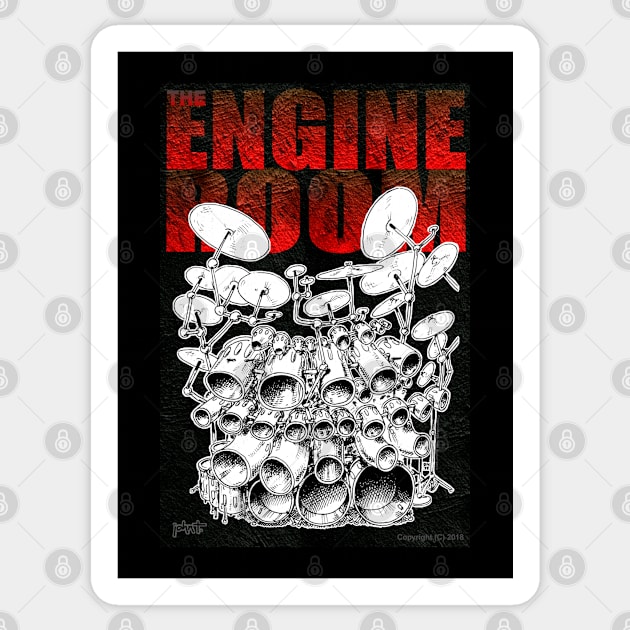 The Engine Room Sticker by JohnT